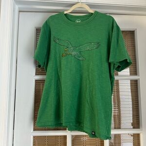 47 Brand Mens Philadelphia Eagles Green t shirt size xl